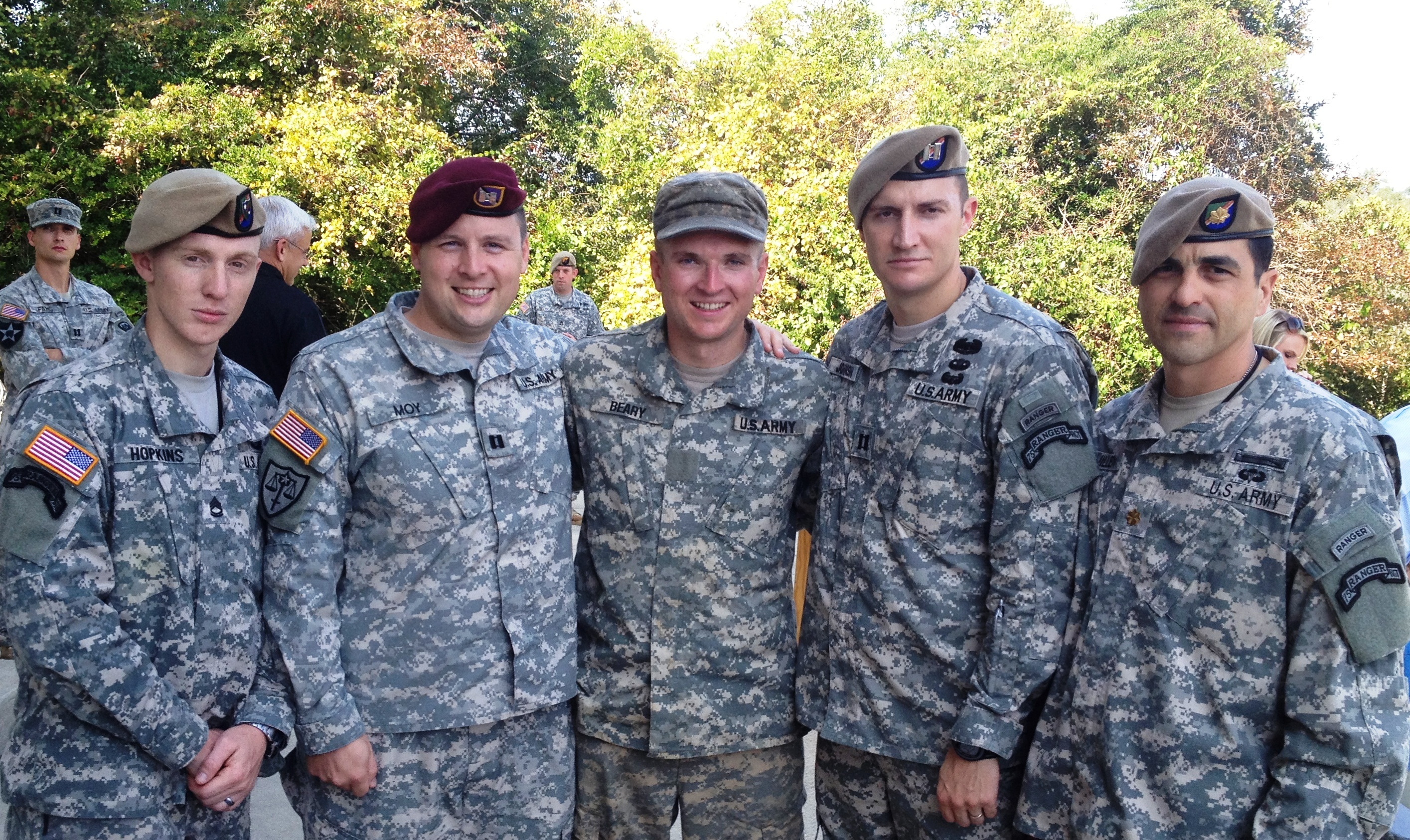 CPT Webster Beary following his graduation from the U.S. Army Ranger School